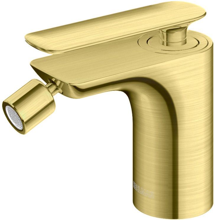 Kohlman Experience Brushed Gold bateria bidetowa stojąca złoty szczotkowany QB130EGDB