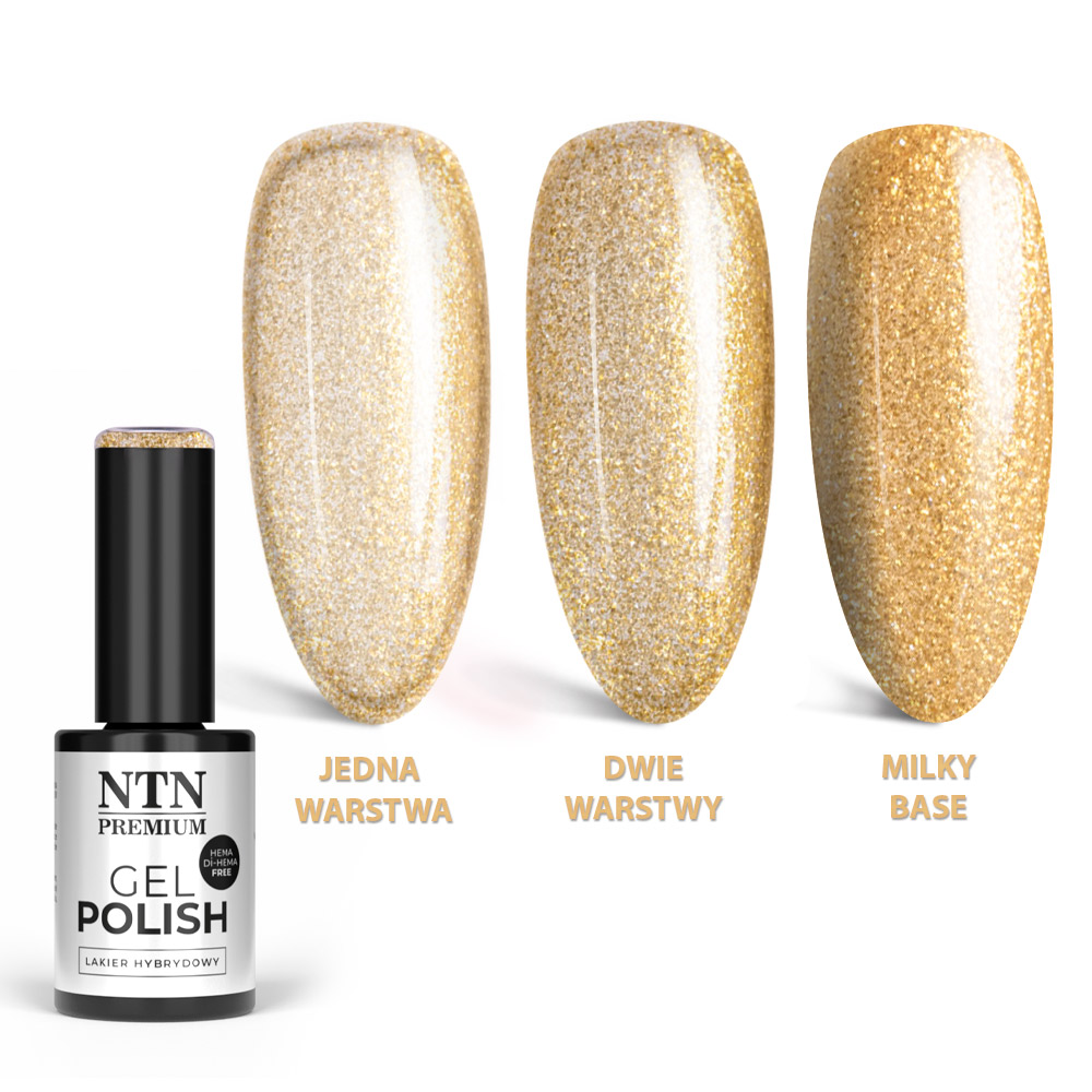 Lakier hybrydowy LED/UV Gel Polish NTN Premium Limited Edition Nr 330 HEMA/Di-HEMA Free 5g
