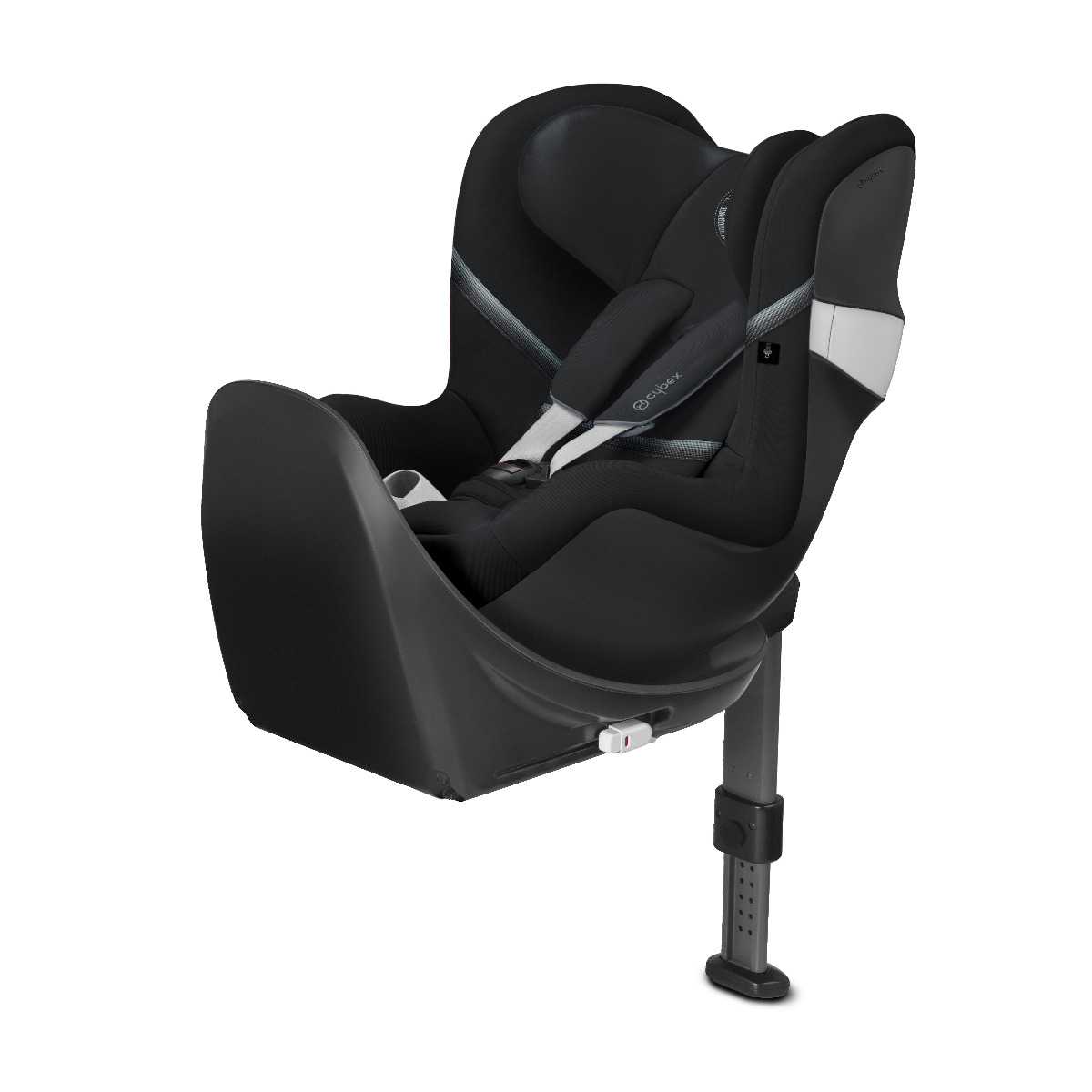 Cybex, Sirona M2 I-Size - fotelik samochodowy bez bazy od urodzenia do 105 cm, do ok. 4 lat-Deep Black