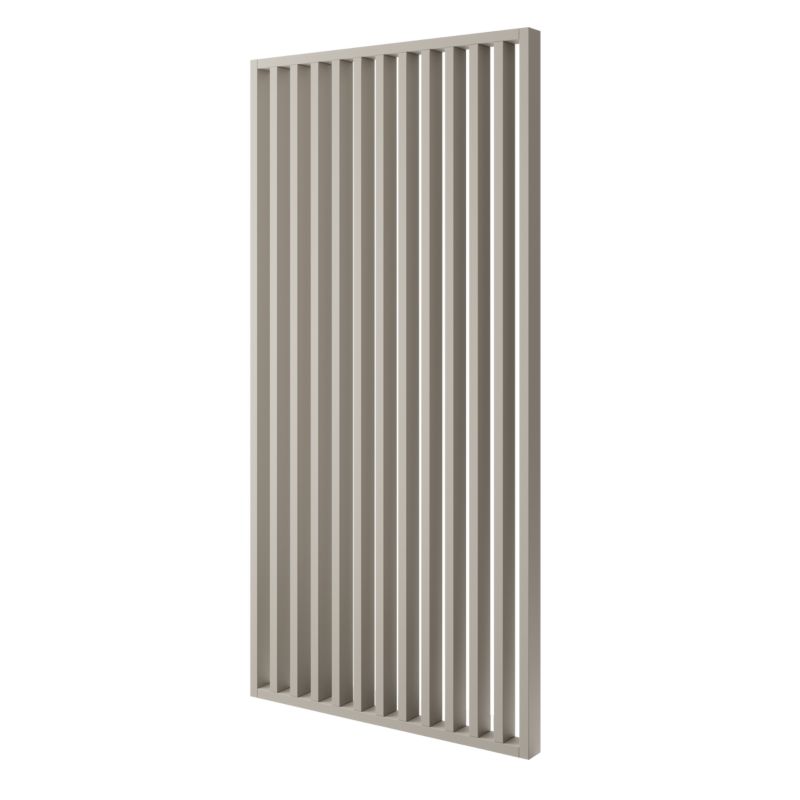 Ścianka z lameli - Gotowy zestaw - szerokość 275 cm - LAMELE3D - Piaskowy Beż - 1 szt.