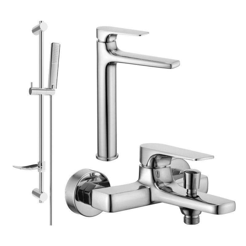 Zestaw wannowy Mexen Lynx chrom 745913DF72-00 1 szt.