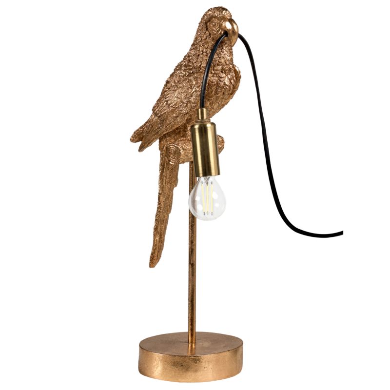 Lampa stołowa Papuga Sinatra Złoty 1 szt.