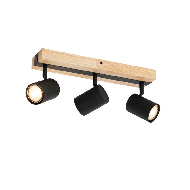 Regulowany reflektor sufitowy 3punktowy inteligentny Qazqa Jeana Smart 35 natur GU10 żarówkami LED 47 W zestawie 2700k 1 szt.