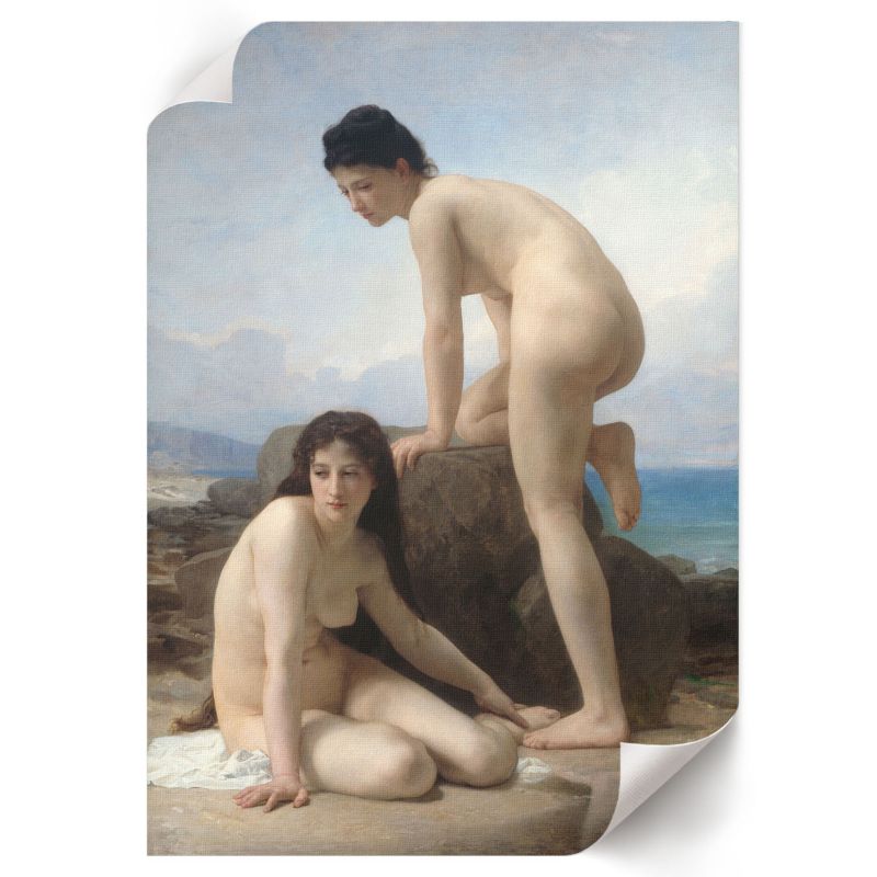 Plakat ArtPrintCave 21x29,7 cm Kąpiące się kobiety William Adolphe Bouguereau 1 szt.