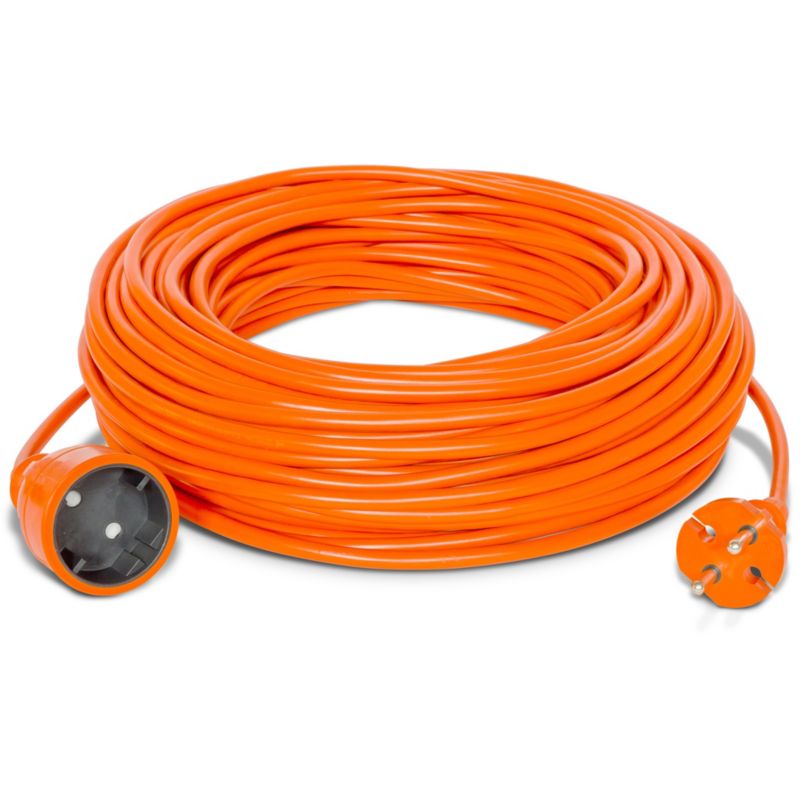 Przedłużacz jednogniazdowy KEL 15 m 1 gniazdo 2 x 1 mm² H05VV-F 2p 1 szt.
