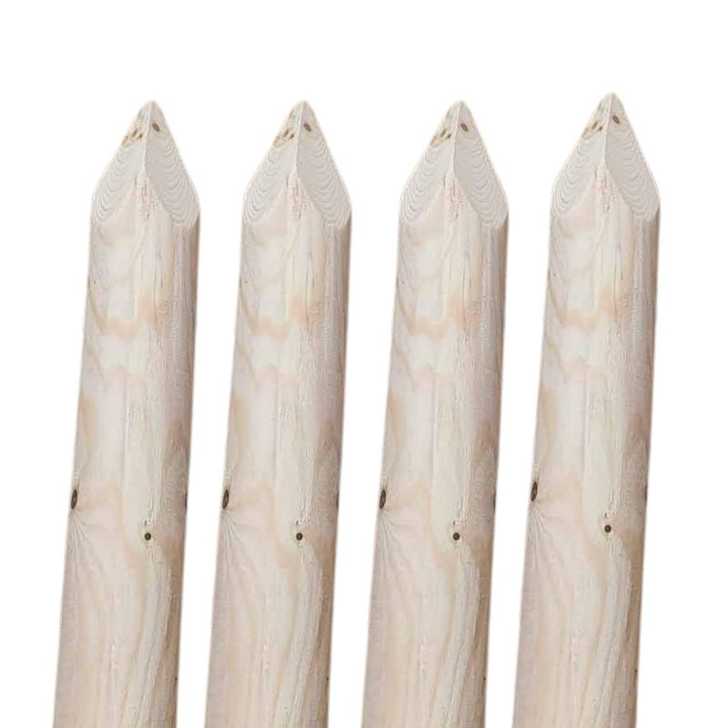 Palisada Drewniana Timbermik 140 cm Drewno Sosnowe 7 cm (4 szt.)