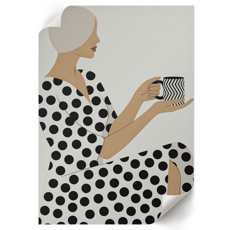 Plakat Premium ArtPrintCave 59,5x84 cm Stylowa kobieta Leo "Orbit" Wagner 1 szt.