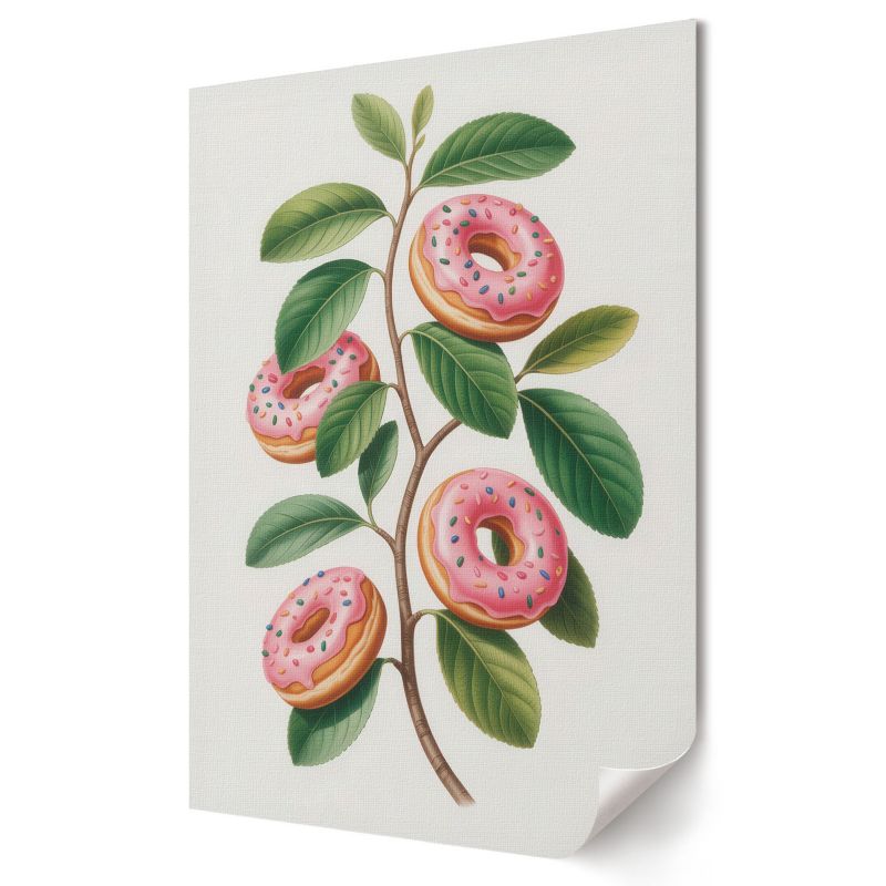 Plakat Wallfluent Format A4 Pączki gałązka Studio Mono Atelier 1 szt.