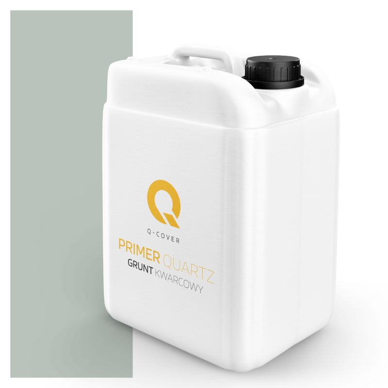 Grunt Kwarcowy pod Tynk Dekoracyjny Q-Cover Szary jasny D903 7.5KG