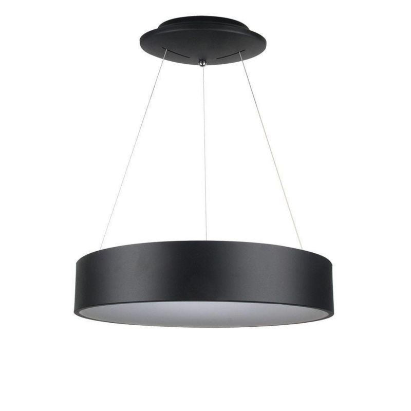 Lampa sufitowa wisząca V-TAC Vt-25-1 czarno-biała wym: 120 x 45 x 45 cm wbudowany LED 20W 1 szt.