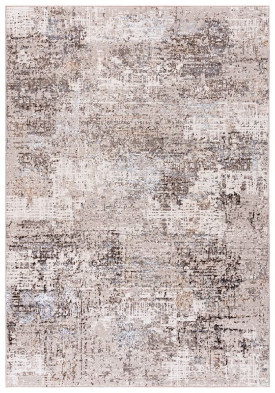 Nowoczesny dywan, abstrakcyjny 140x200cm Boston I161B Mazovia - beżowy, brązowy, kremowy, na ogrzewanie podłogowe, 1szt.