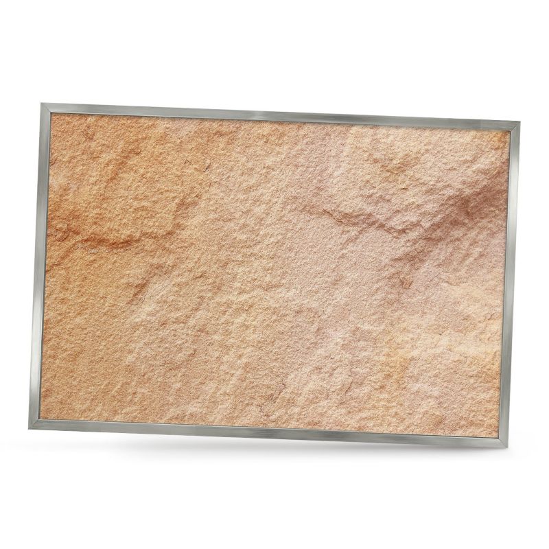 Ozdobna tablica na magnesy ArtPrintCave 60x40 Kamień tekstura w srebrnej ramie 1szt