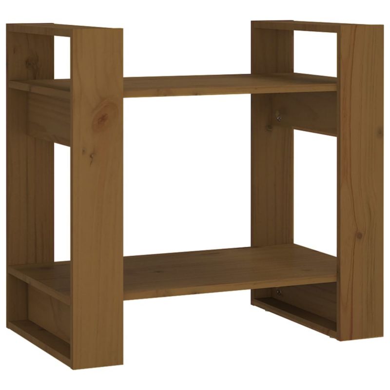 Stolik nocny WaszeMeble sosnowy brązowy WM-813877 1 szt.