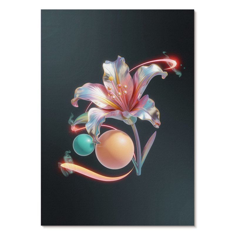 Plakat na Ścianę Tulup 29,7x42 cm (A3) Kwiat z przyszłości Do salonu, sypialni, biura 1 szt.