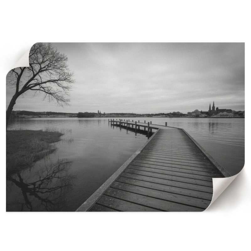Plakat Do Salonu ArtPrintCave 29,7x21 cm Pomost i jezioro P. van B. 1 szt.