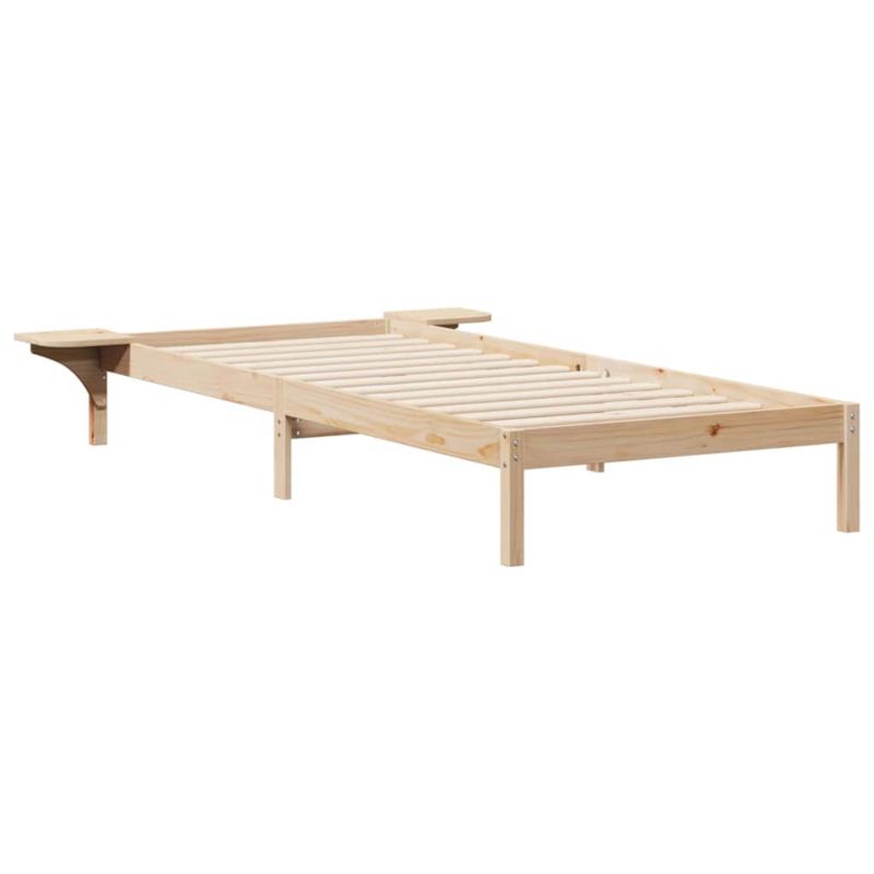 Łóżko Drewniane WaszeMeble 80x210 cm Brązowe WM-873217 1 szt.