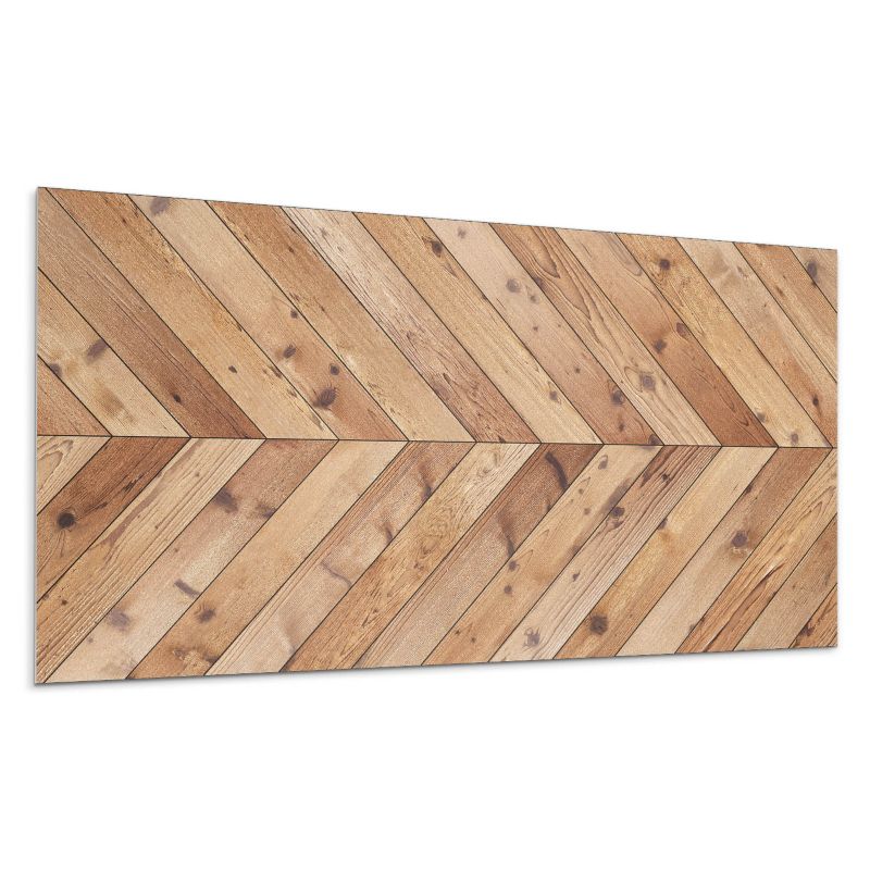 Panel samoprzylepny Wallfluent 120x60 cm Motyw desek w artystycznym układzie skośnym 1 szt.
