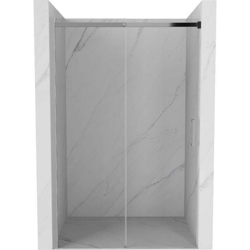 Drzwi prysznicowe rozsuwane Mexen Omega chrom przezroczyste 140x190 cm 1 szt.