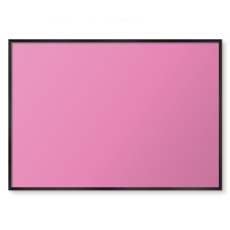 Tablica Magnetyczna Do Notatek Tulup 100x70 cm Chłodny róż - Czarna rama Do salonu, sypialni 1 szt.
