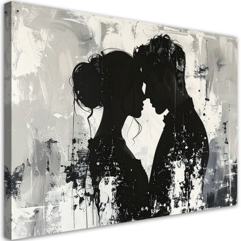 Obraz do salonu sypialni biura spa loftu Feeby Zakochana para postacie 60x40cm 1szt