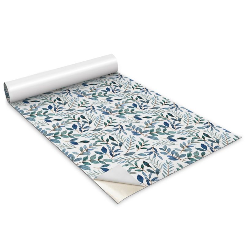 Okleina Na Szafki Kuchenne Wallfluent 100x50 cm Gałązki i liście Okleina Do Mebli DIY 1 rol.