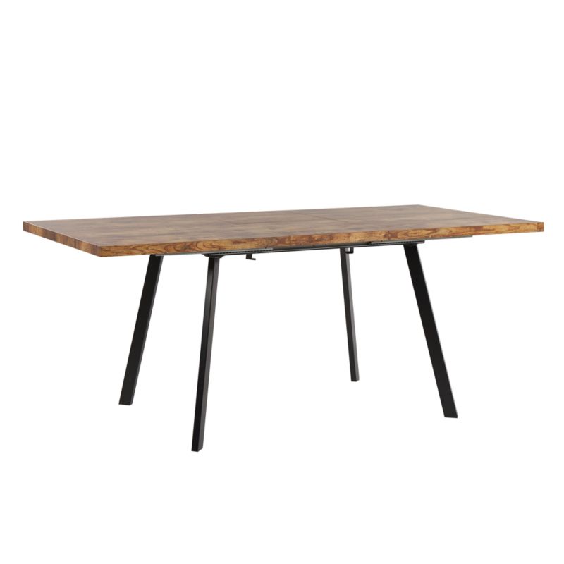 Stół do jadalni rozkładany Harlow Ciemnobrązowy 140/180 cm 90 cm 1 szt.
