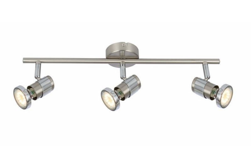 Lampa sufitowa wisząca Reality Emina 2 0743 satyno-chromowana industrialna 3xGU10 x 50W 1 szt.