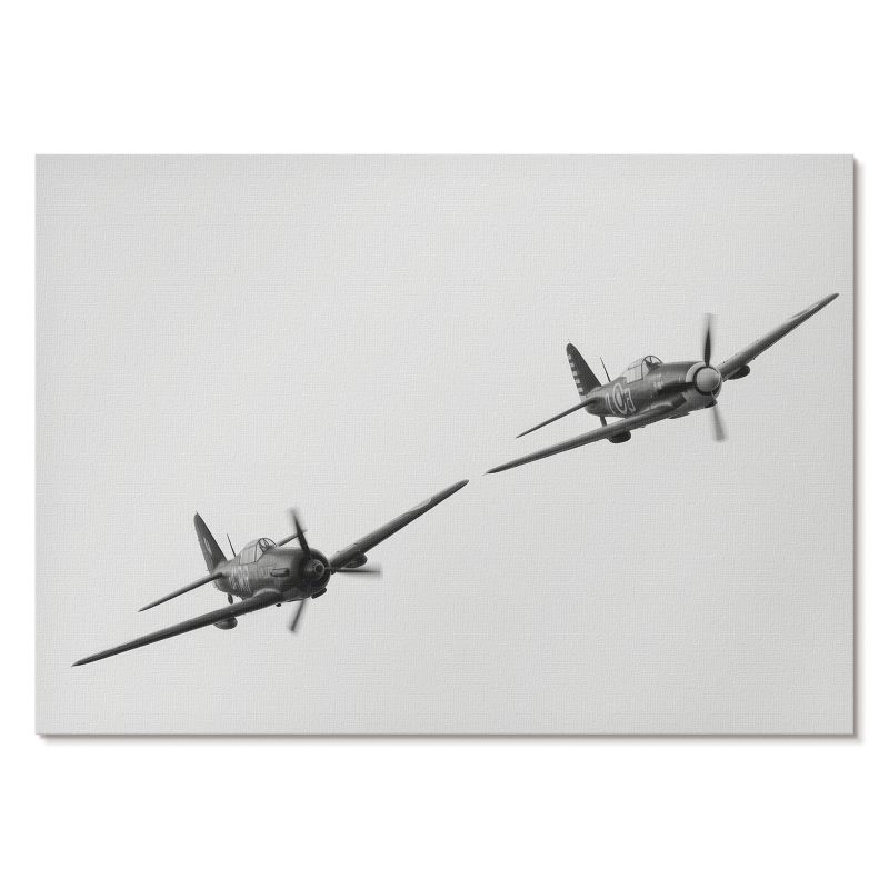Obraz Plakat Canvas Tulup 42x29,7 cm (A3) Czarne samoloty Do biura, salonu, 1 szt.