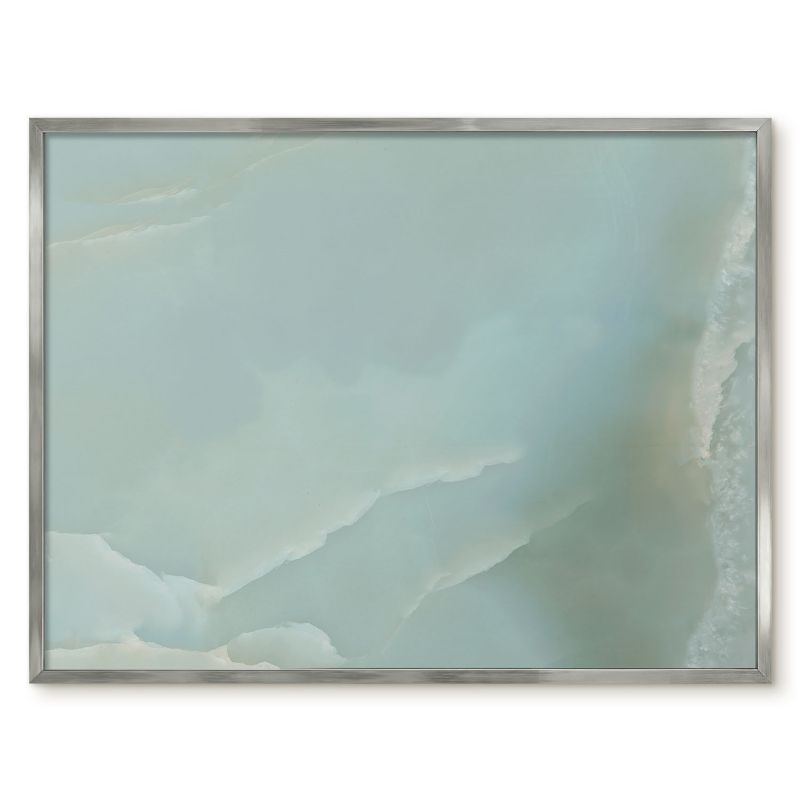 Tablica Na Magnesy Z Podróży Tulup 80x60 cm Spokojna harmonia - Srebrna rama Do salonu, sypialni 1 szt.