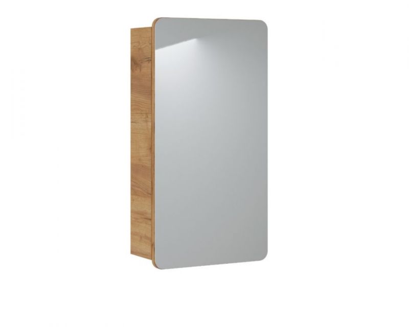 Szafka Comad łazienkowa ARUBA 842 40 cm dąb z lustrem 1 szt