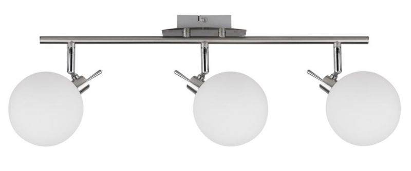 Lampa sufitowa białe kule Candellux Ghost chromowana-srebrna 3xG9x40W IP20 wym:23x62x12cm - 1 szt.