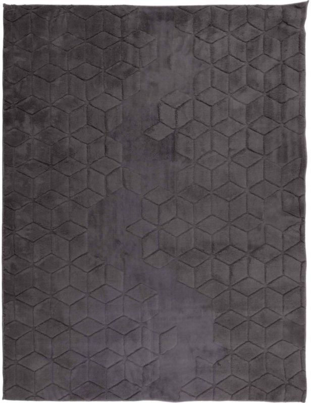 Dywan Multidecor Venesia 120x160cm geometria 3D antracytowy, 1 szt.
