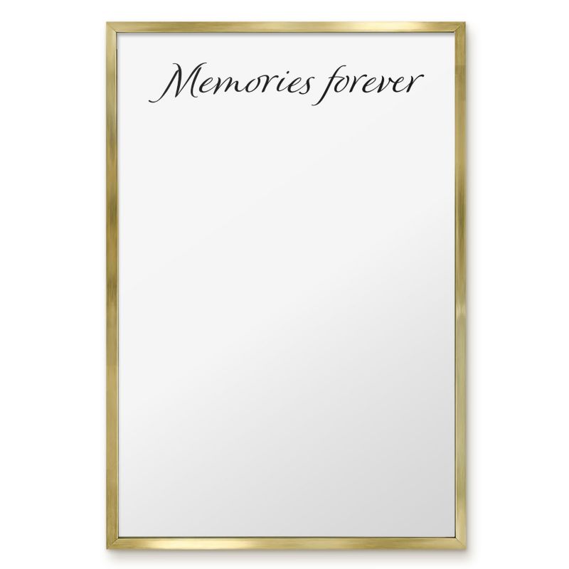 Tablica Magnetyczna Do Biura Tulup 40x60 cm Memories forever 4 - Złota rama Do salonu, sypialni 1 szt.