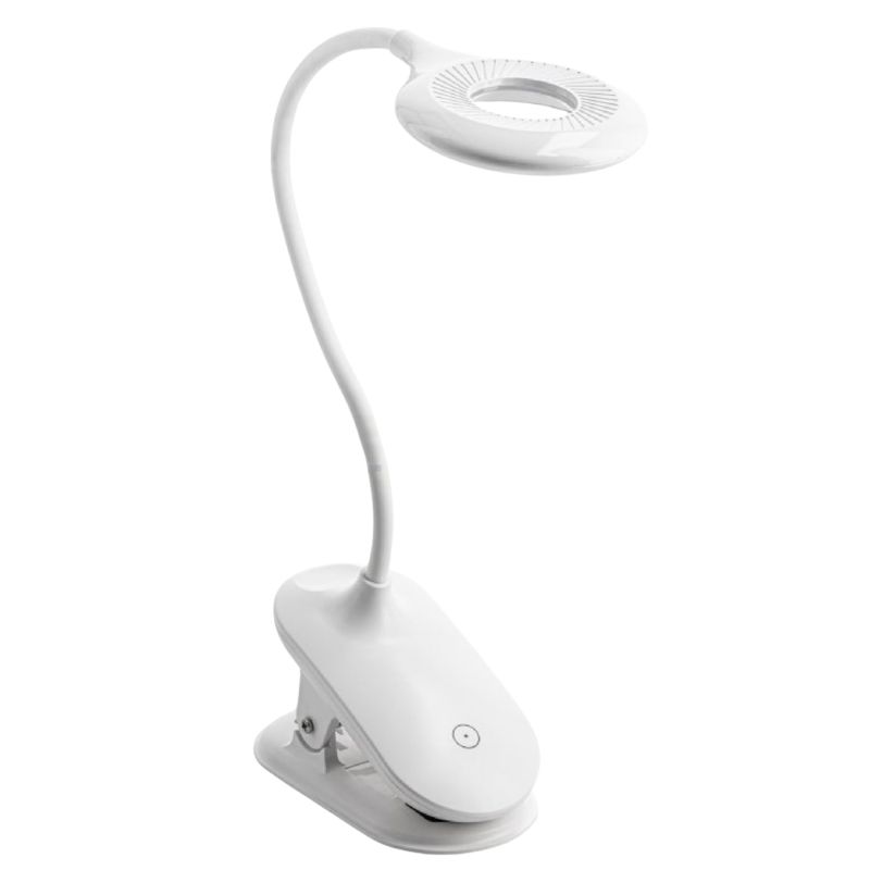 Lampka biurkowa GTV Ringo LED 4 W 200 lm 3CCT biała 1 szt.
