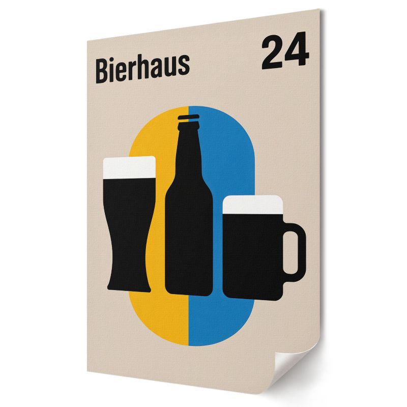 Plakat na płótnie Wallfluent Format A1 Bierhaus plakat Formacja Artystyczna MoonLight 1 szt.