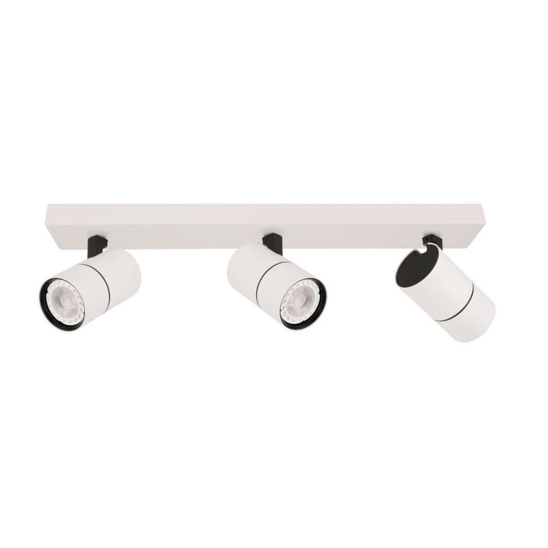 Lampa sufitowa wisząca Italux Laconi 4882 biało-czarna nowoczesna 3xGU10 x 35W 1 szt.