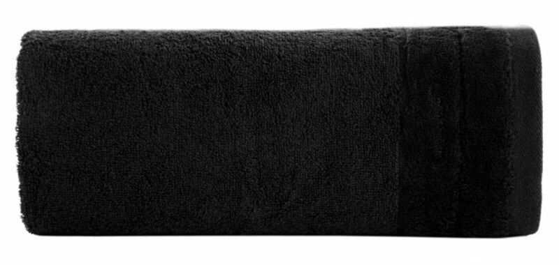 Ręcznik frotte Eurofirany Damla 70x140 czarny 1 szt.