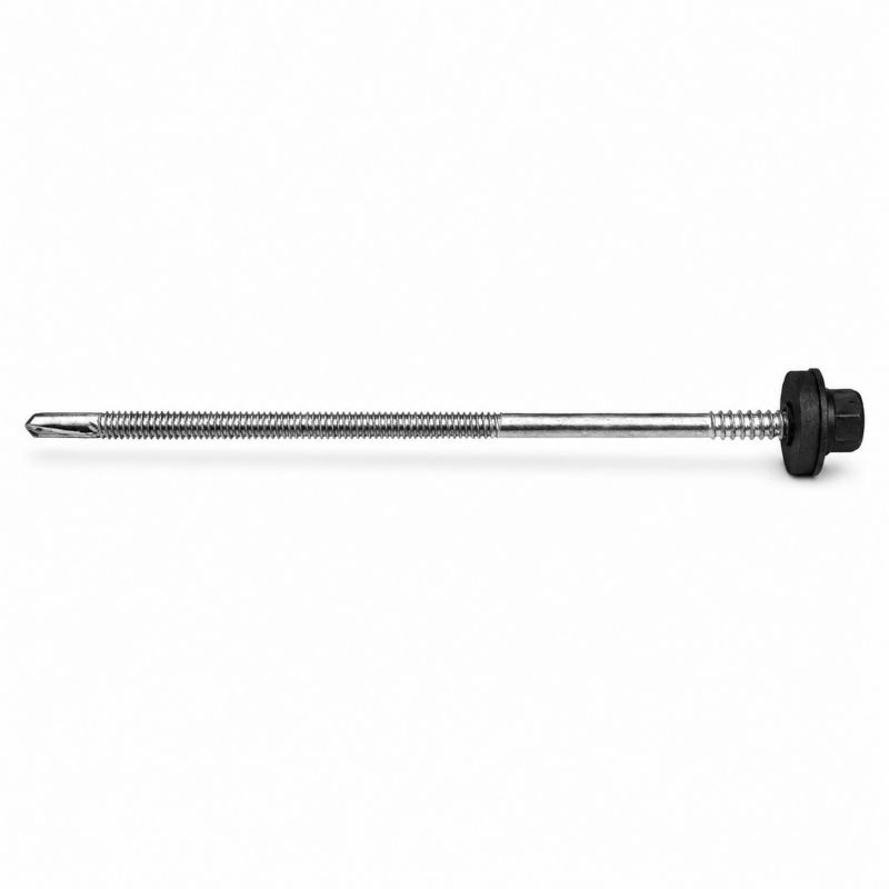 Wkręty Etanco do płyty warstwowej 260mm do stali do 12mm RAL 9005 100szt