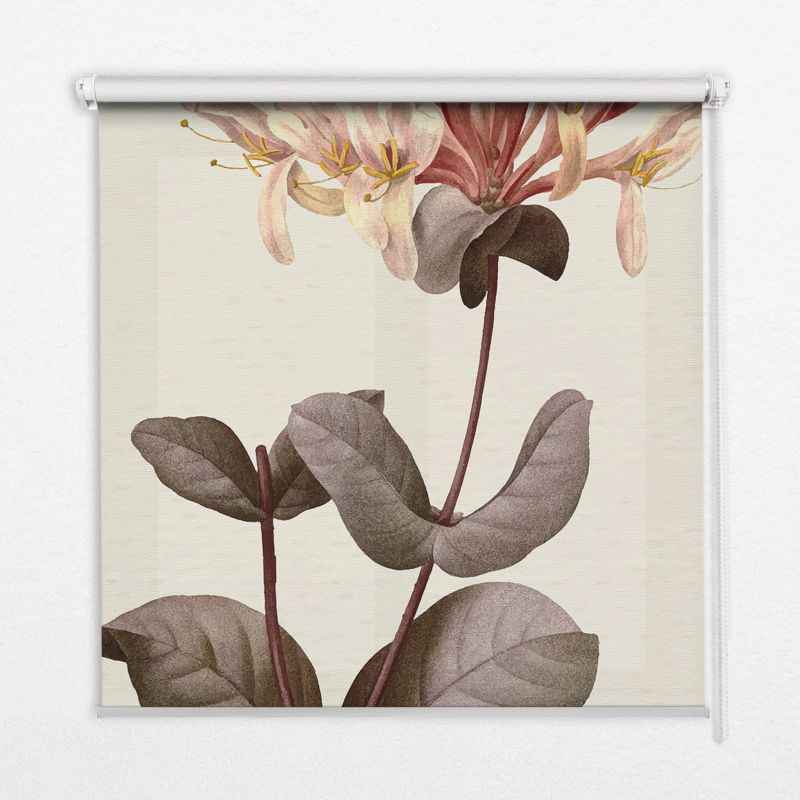 Roleta Do Okien Tulup 130x140 cm Opadający Kwiat Montaż do ściany/sufitu 1 szt.