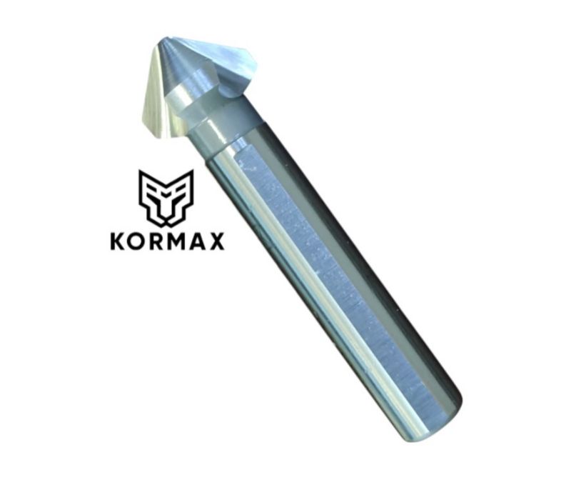 Pogłębiacz stożkowy do metalu Kormax 10,4mm HSS 90 stopni 3-ostrza (C10-NOC-0104) - 1 szt.