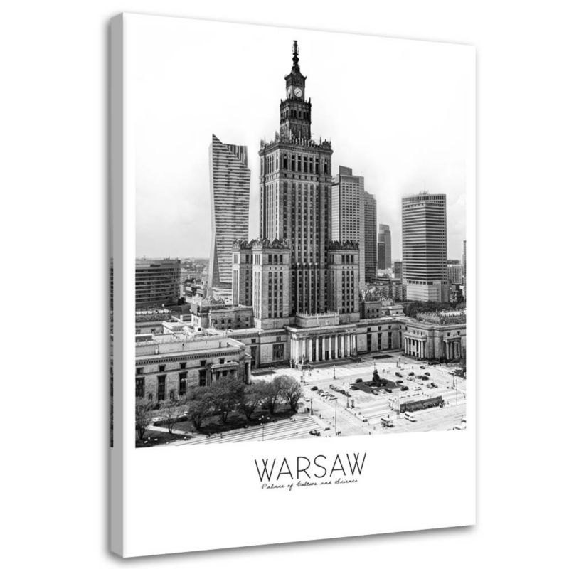Obraz Feeby Warszawa - Pałac Kultury 80x120cm 1szt