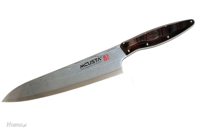 Japoński nóż Yoka Home Mcusta Zanmai kuchenny ze stali damasceńskiej GYUTO 240 mm - 1 szt.