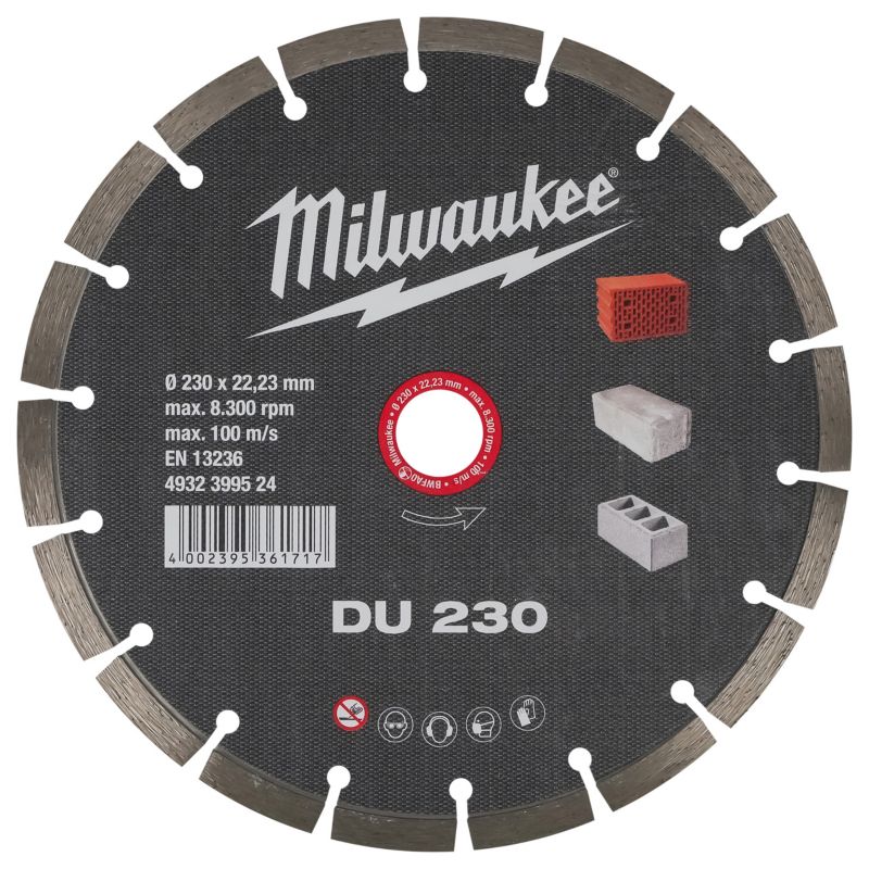 Tarcza diamentowa do betonu Milewaukee DU 230x22,2 mm 1szt