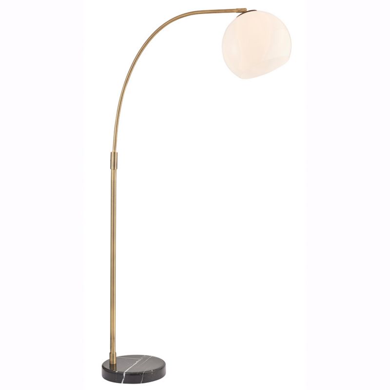 Lampa stojąca marmurowa podstawa Endon OTTO mosiężno-złota 1xE27x40W IP20 wym:169.2x30x71.8cm - 1 szt.