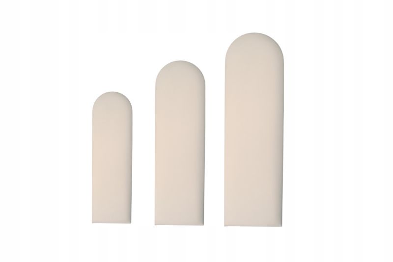 Panel Tapicerowany Komvortowy 110x30 cm Beżowy Smart Velvet Ścienny 1 szt.