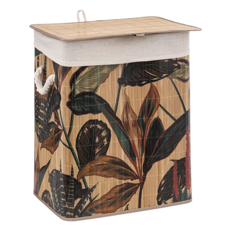 Bambusowy kosz na pranie Palawan 60 L 5Five Simply Smart wielokolorowy 50 cm 1 szt.
