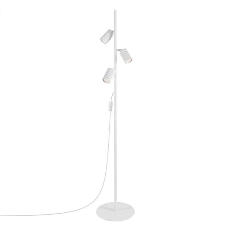 Lampa podłogowa KARBON 3 biała Sollux Lighting 1 szt.