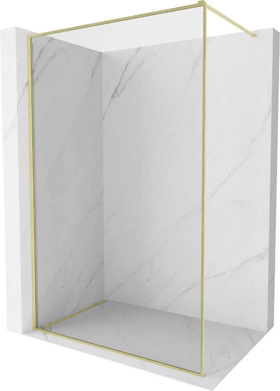 Ścianka prysznicowa Mexen Kioto-F złota 110x202 cm 800-110-104-55-001 szt.
