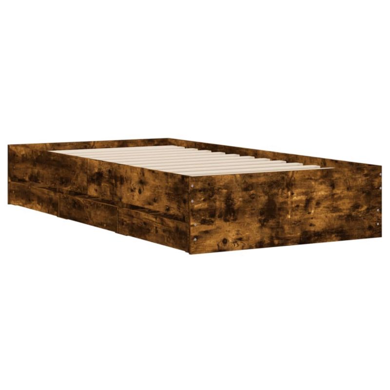 Łóżko drewniane WaszeMeble 90x190 cm brązowe WM-3207326 1 szt.