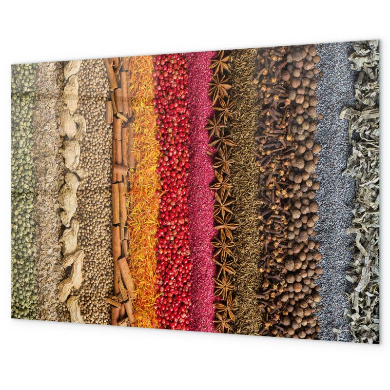 Tablica Magnetyczna Biurowa Na Ścianę Tulup 100x70 cm Rzędy przypraw Na notatki i zdjęcia 1 kpl